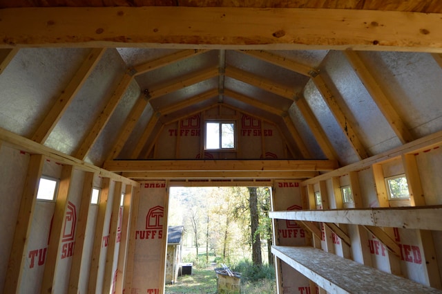 view of storage room