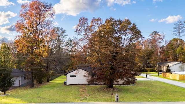 view of yard