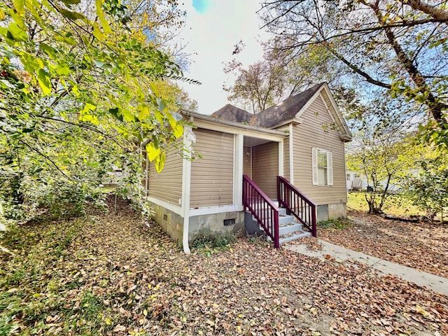 view of front of home