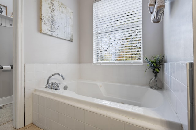 145 County Road 573, Englewood, TN 37329 - full bathroom with a bath and tile patterned floors