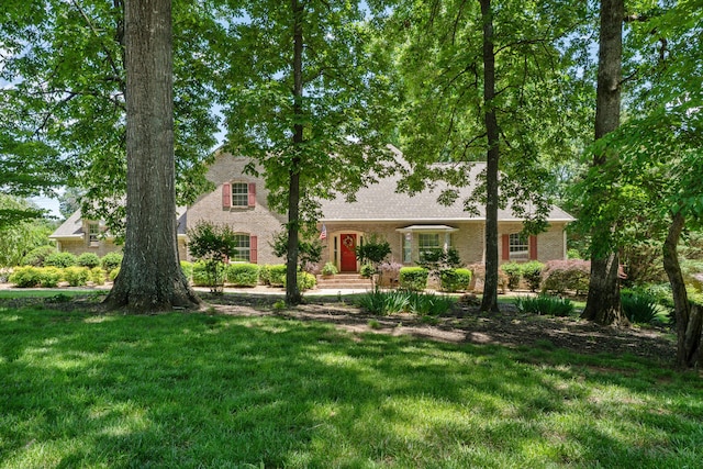 145 County Road 573, Englewood, TN 37329 - view of front of property featuring brick siding and a front yard