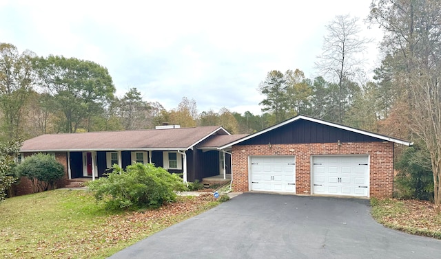 ranch-style house with a garage