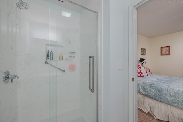 bathroom with an enclosed shower