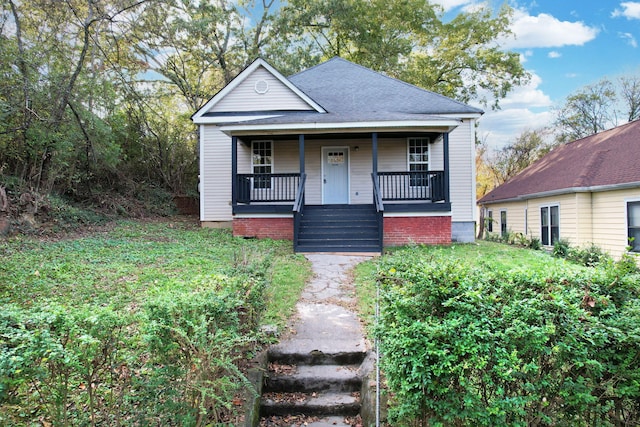 bungalow-style house featuring a porch