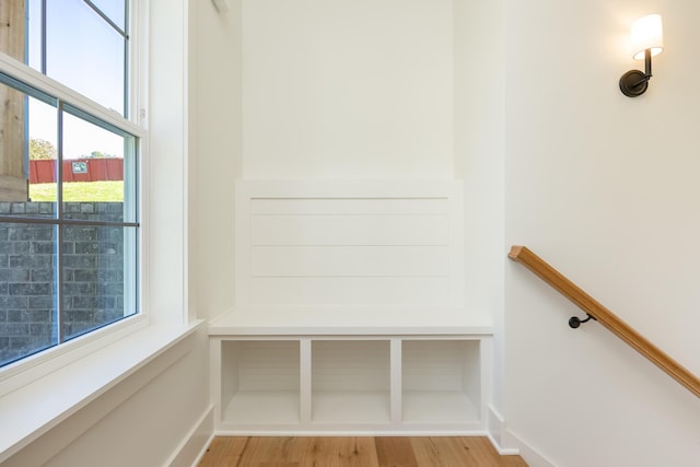 interior space featuring light hardwood / wood-style flooring