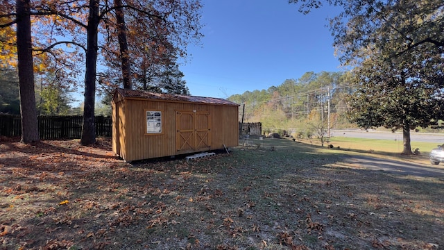 view of outbuilding