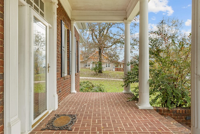 view of patio