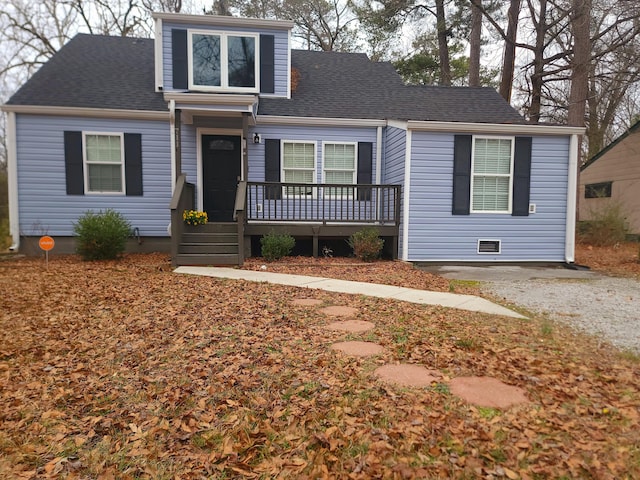 view of front of property