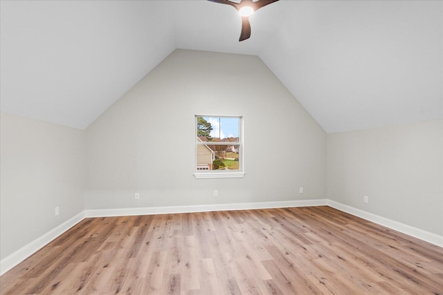 17 Pamela Ln, Ringgold, GA 30736 - bonus room with a ceiling fan, light wood-type flooring, and vaulted ceiling