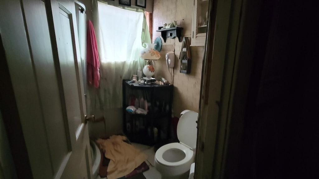 bathroom featuring toilet