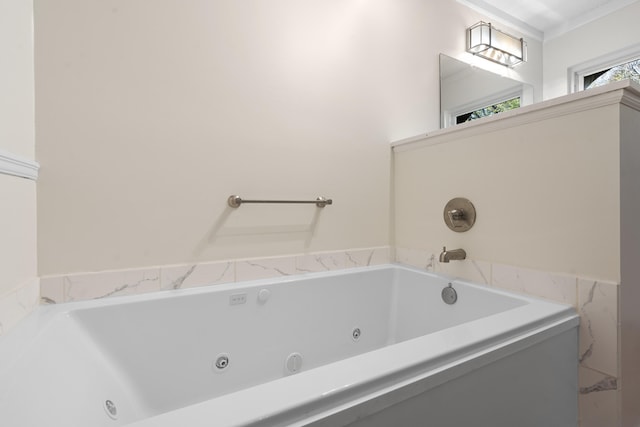 bathroom with a bathtub