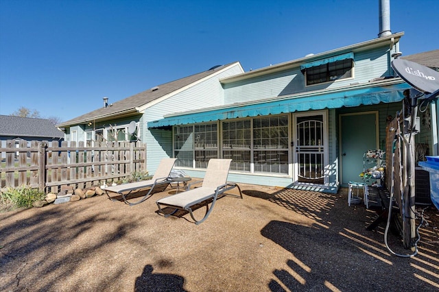 view of rear view of house