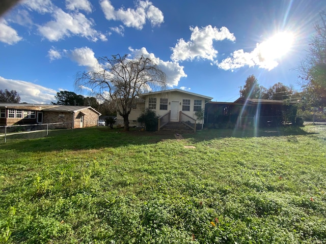 view of yard