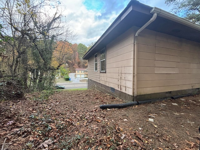 view of side of property