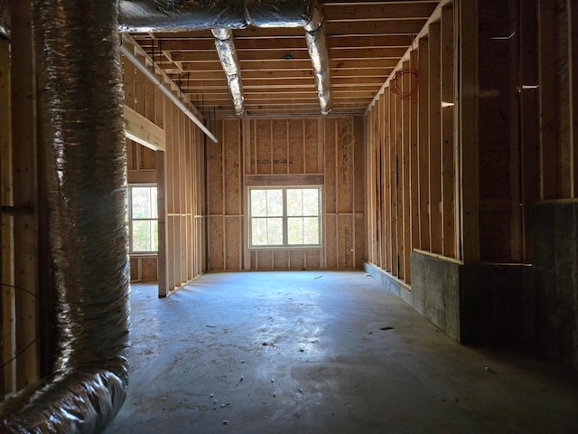 misc room featuring concrete floors