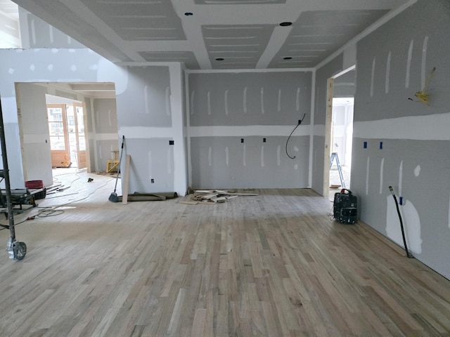 interior space featuring light hardwood / wood-style floors