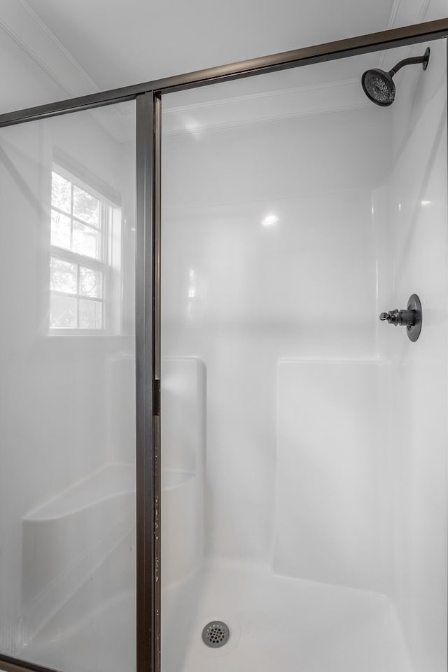 bathroom with walk in shower