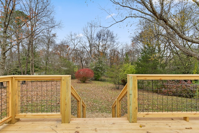 view of deck