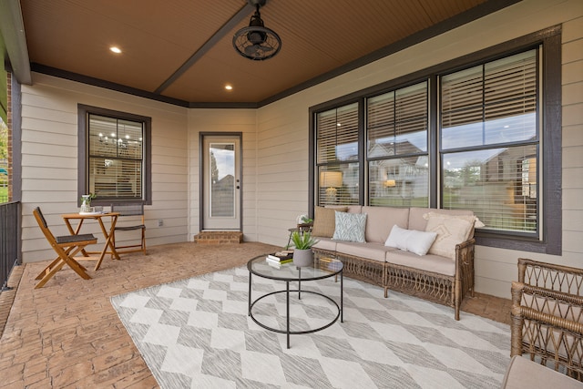 view of patio / terrace with outdoor lounge area