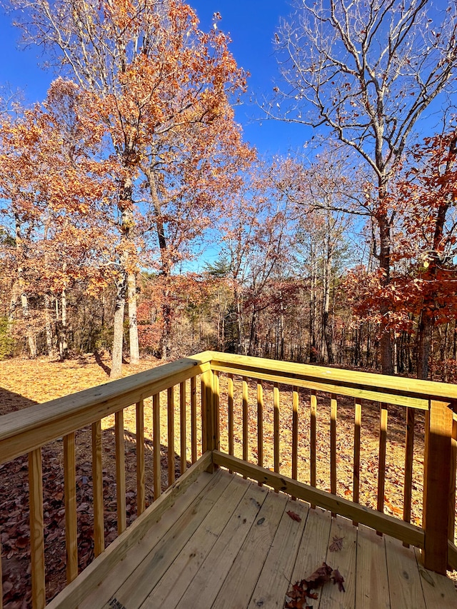 view of deck