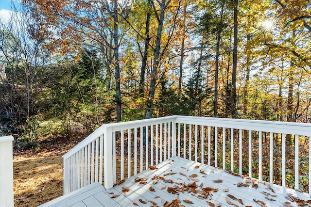 view of deck