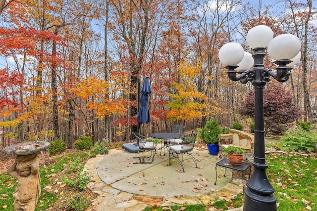 view of patio