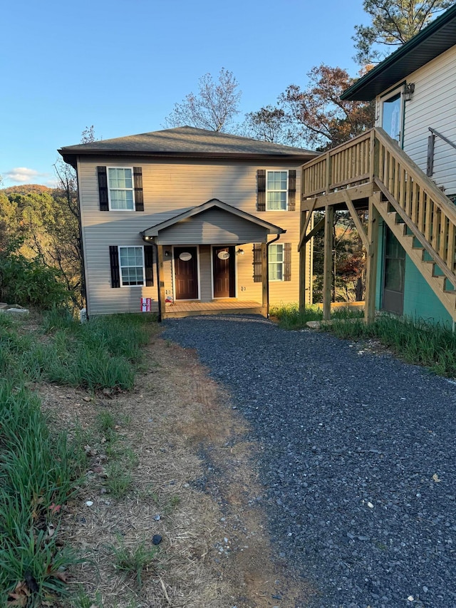 view of front of house