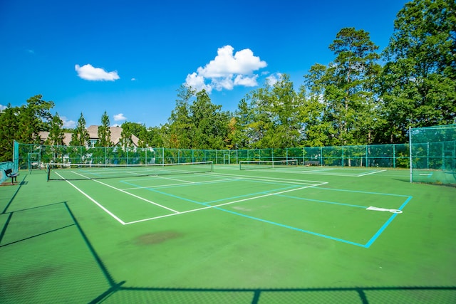 view of sport court