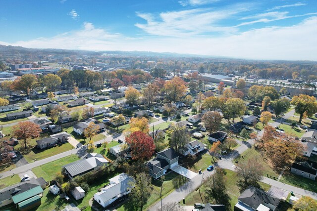 1024 Hurst St, East Ridge, TN 37412 - aerial view of property and surrounding area featuring nearby suburban area