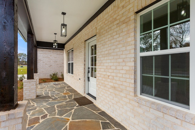 view of patio / terrace featuring covered porch