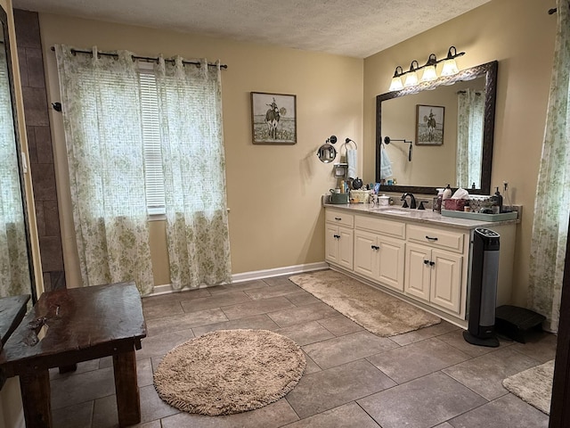 30 Meadowbrook Ln, Trenton, GA 30752 - bathroom featuring a textured ceiling and vanity
