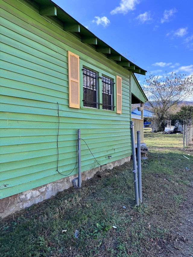 view of property exterior