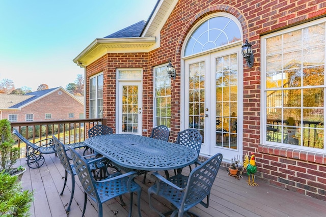 289 Magnolia Pl, Ringgold, GA 30736 - deck with outdoor dining space