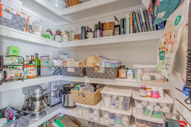 view of pantry