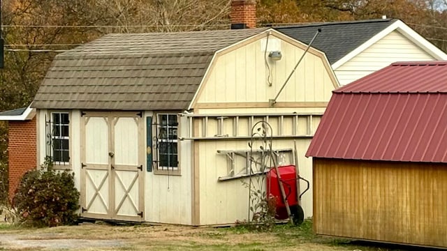 view of outbuilding