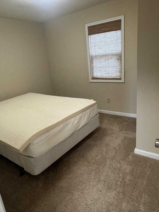 bedroom with carpet