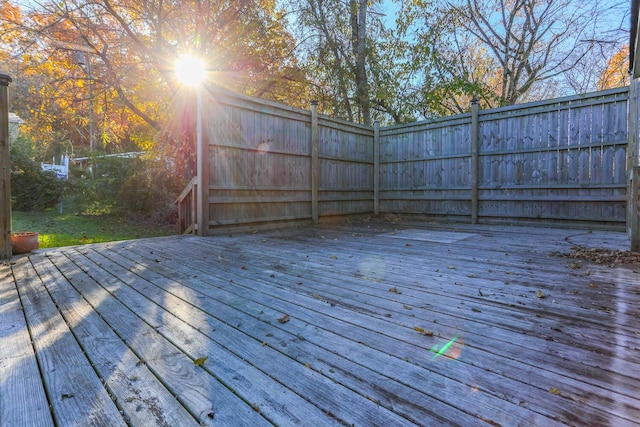 view of deck