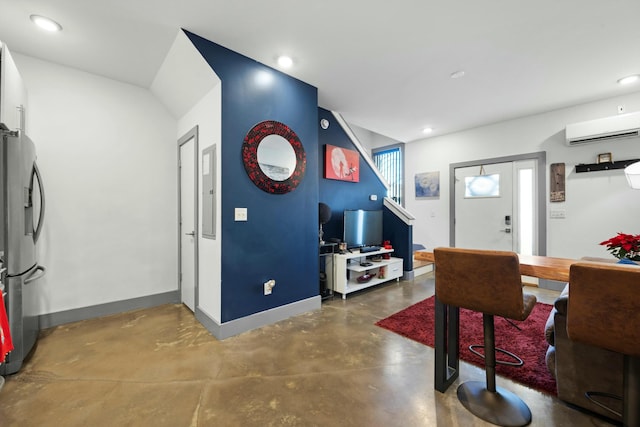 interior space featuring a wall unit AC