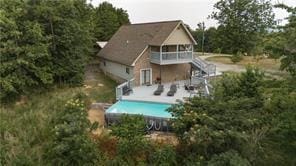 back of house featuring a patio