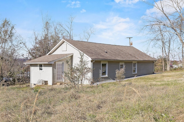 view of rear view of property