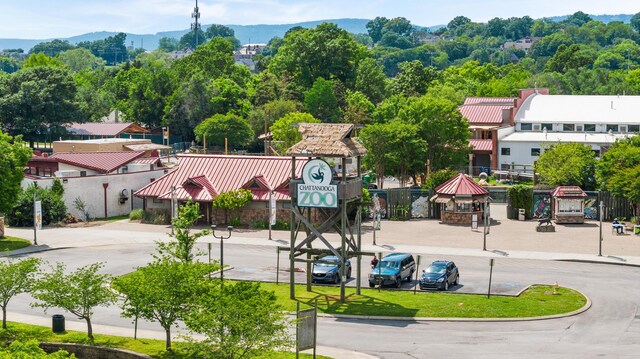 view of home's community with a mountain view