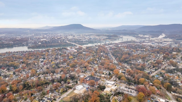 property view of mountains featuring a water view