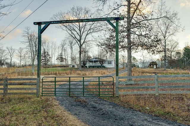 view of gate