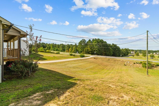 view of yard