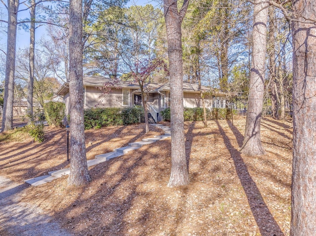 view of front of home