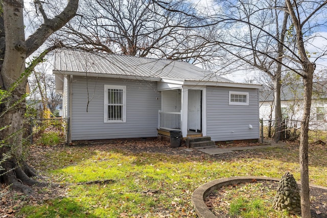 view of back of property