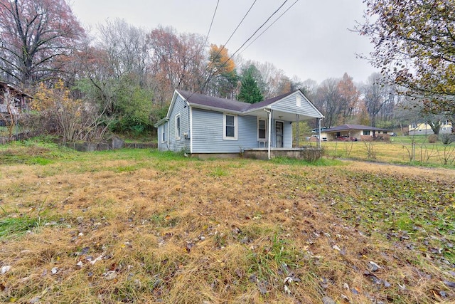 view of front of home with a porch