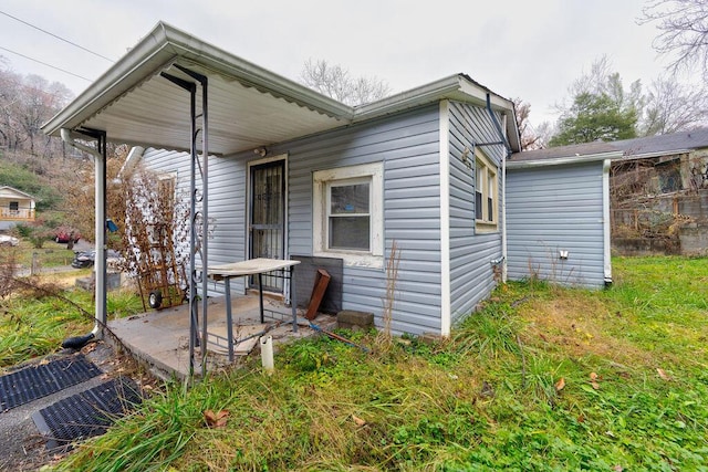 view of rear view of property