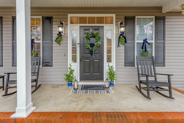 425 Wildewood Trl, Chickamauga, GA 30707 - view of exterior entry with a porch