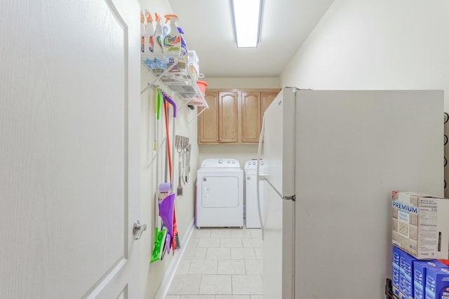 425 Wildewood Trl, Chickamauga, GA 30707 - laundry area featuring independent washer and dryer, laundry area, and light tile patterned flooring